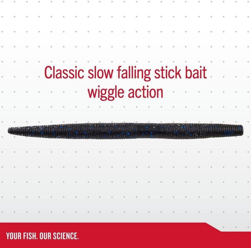 imageBerkley PowerBait MaxScent The General Fishing Soft BaitBlue Pearl Black Hologram