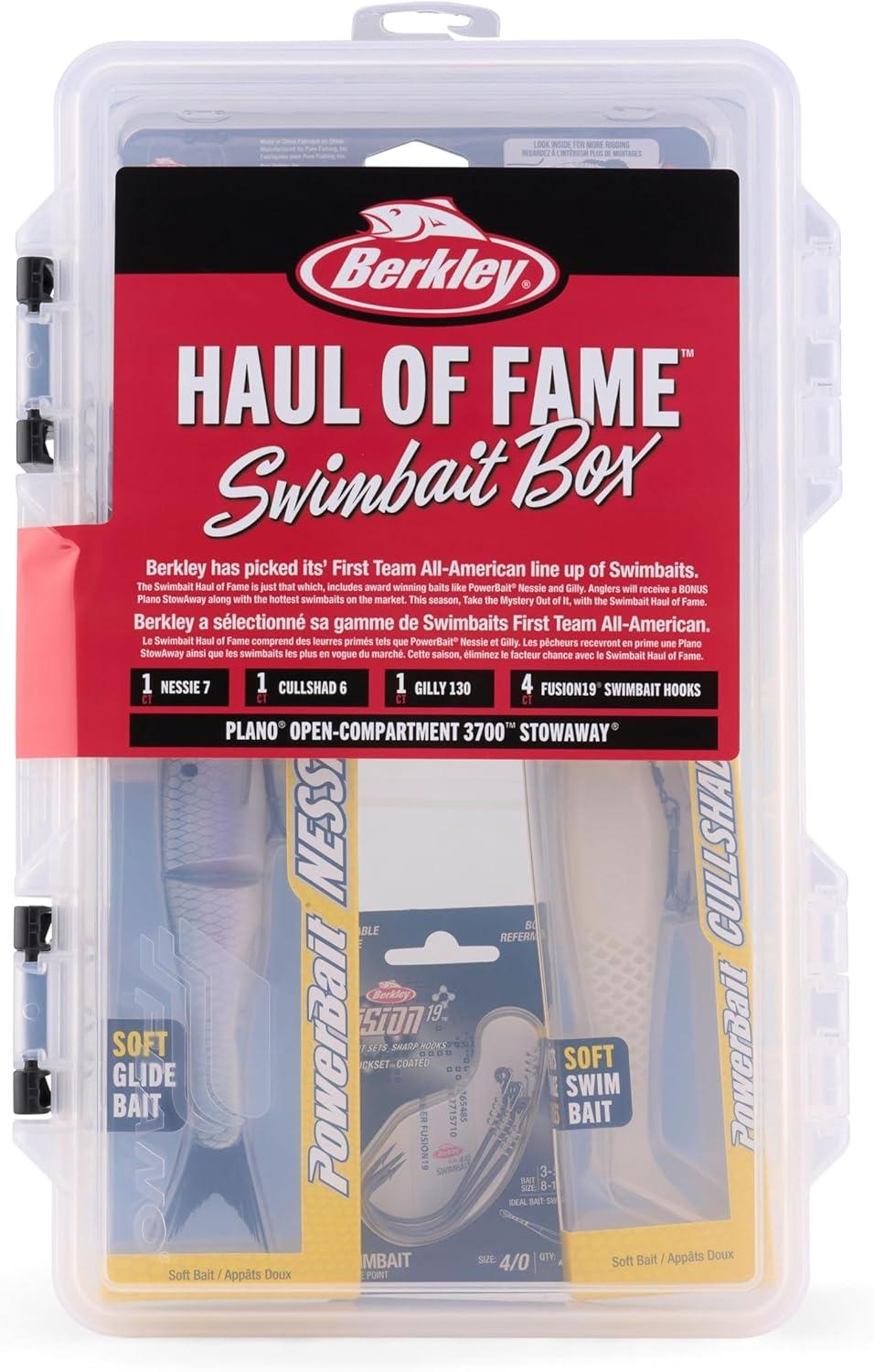 imageBerkley PowerBait Nessie Fishing Soft BaitSwimbait Haul of Fame Variety Kit