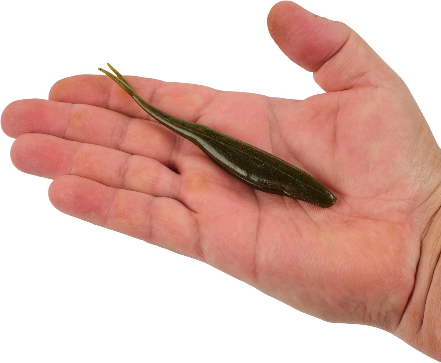 imageBerkley PowerBait Power Jerk Shad Fishing Soft BaitGreen Pumpkin