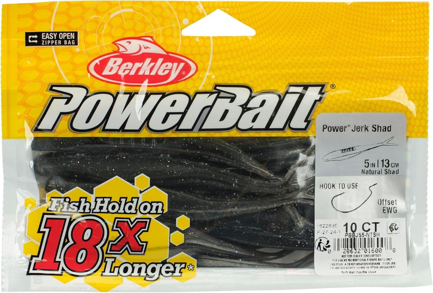 imageBerkley PowerBait Power Jerk Shad Fishing Soft BaitNatural Shad