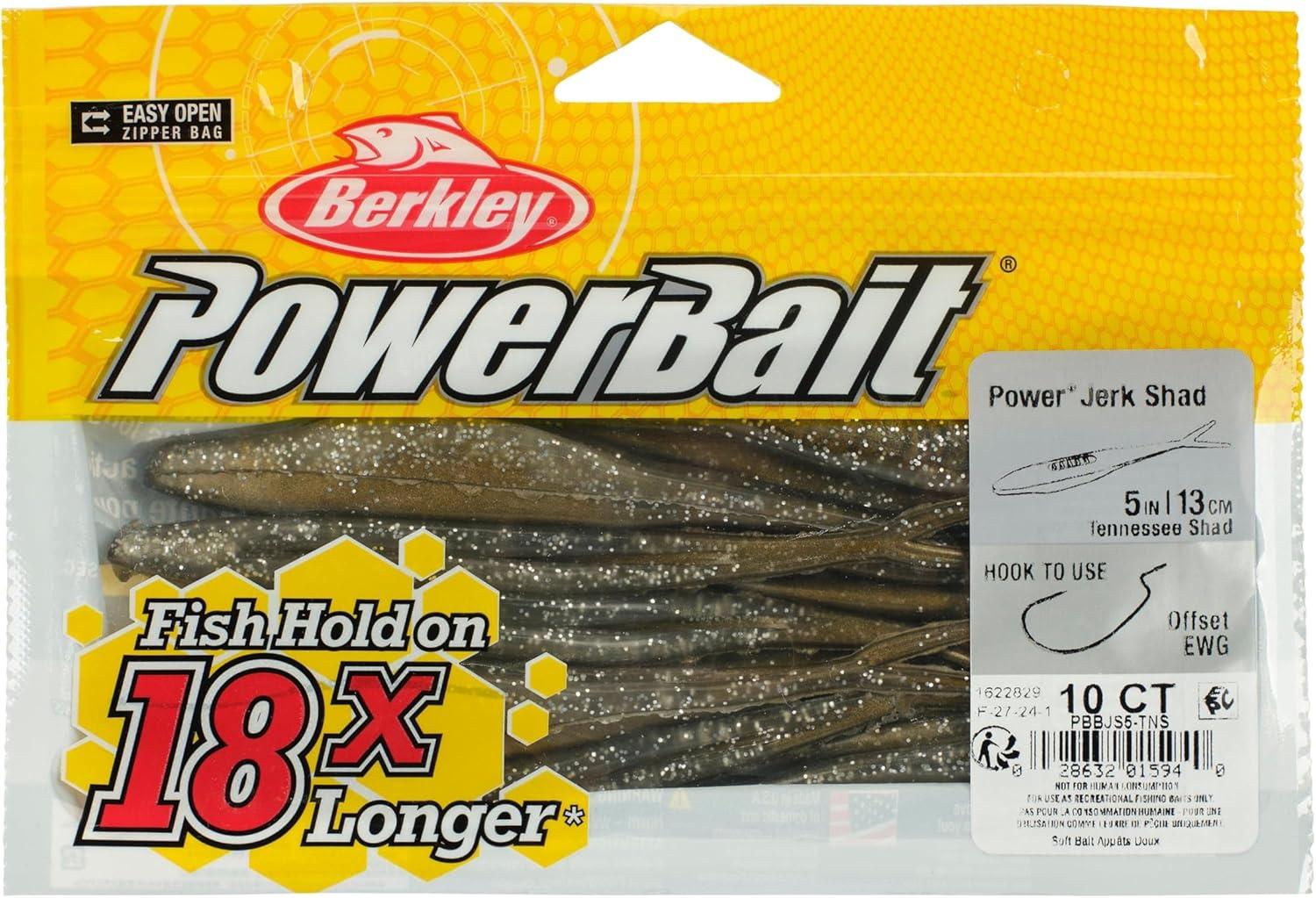 imageBerkley PowerBait Power Jerk Shad Fishing Soft BaitTennessee Shad
