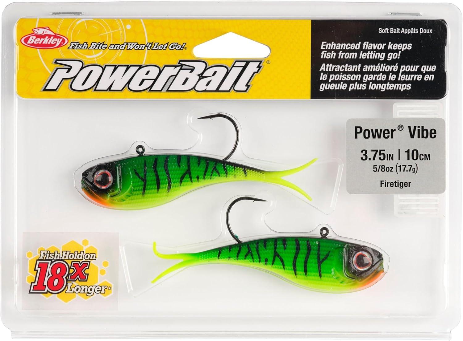 imageBerkley PowerBait Power Vibe Fishing Soft BaitFiretiger