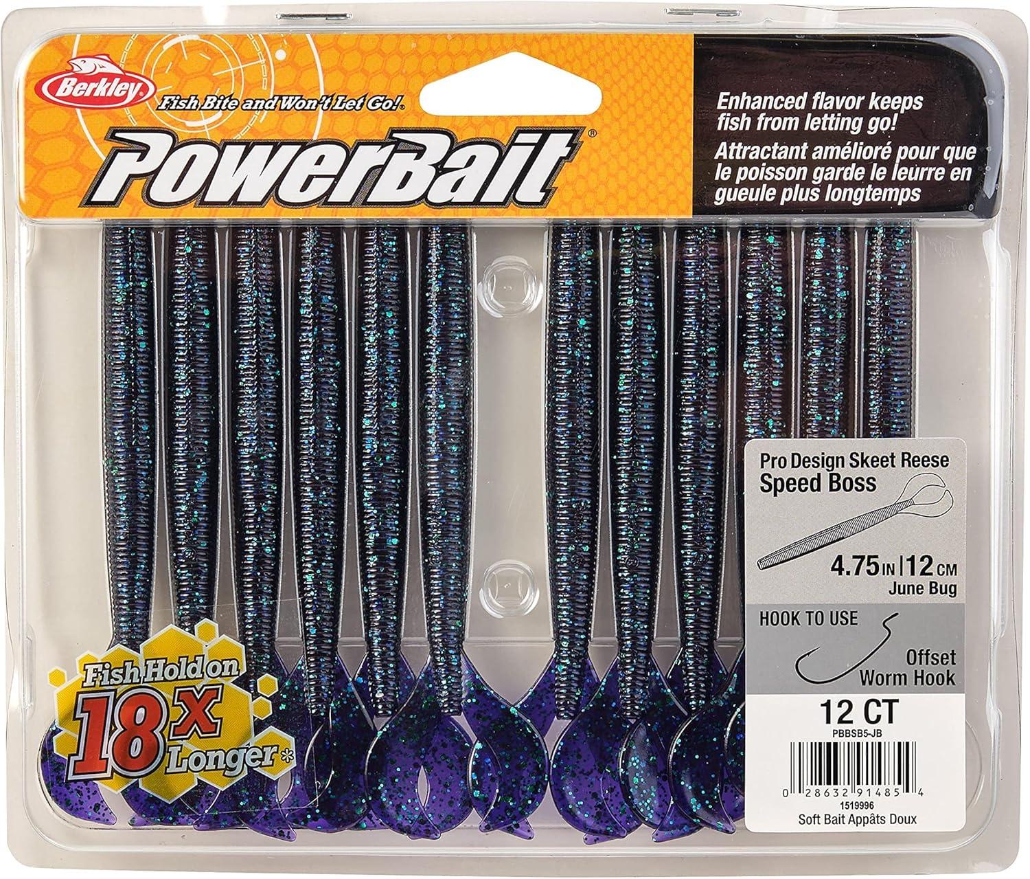 imageBerkley PowerBait Speed Boss Fishing Soft BaitJune Bug