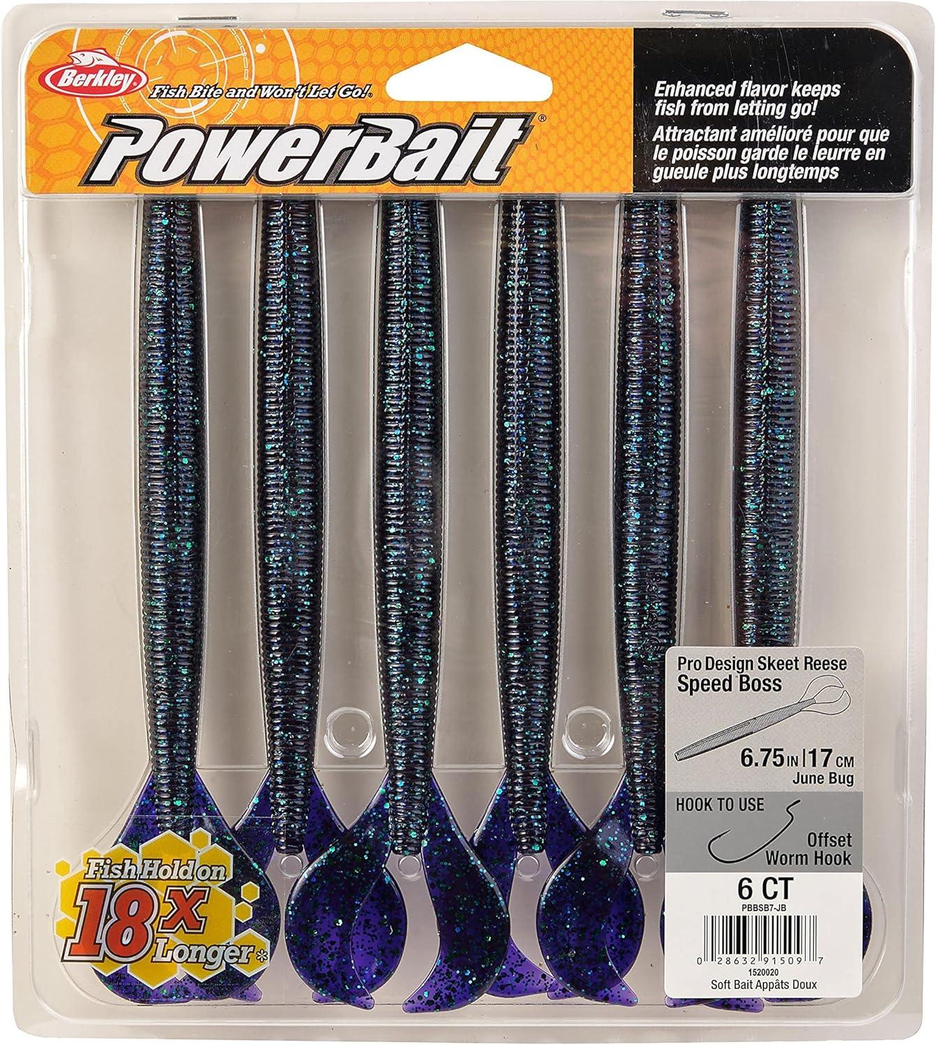 imageBerkley PowerBait Speed Boss Fishing Soft BaitJune Bug