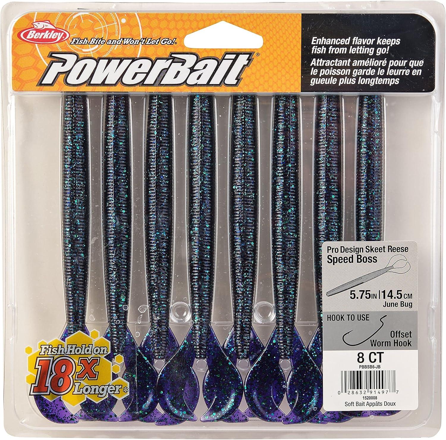 imageBerkley PowerBait Speed Boss Fishing Soft BaitJune Bug