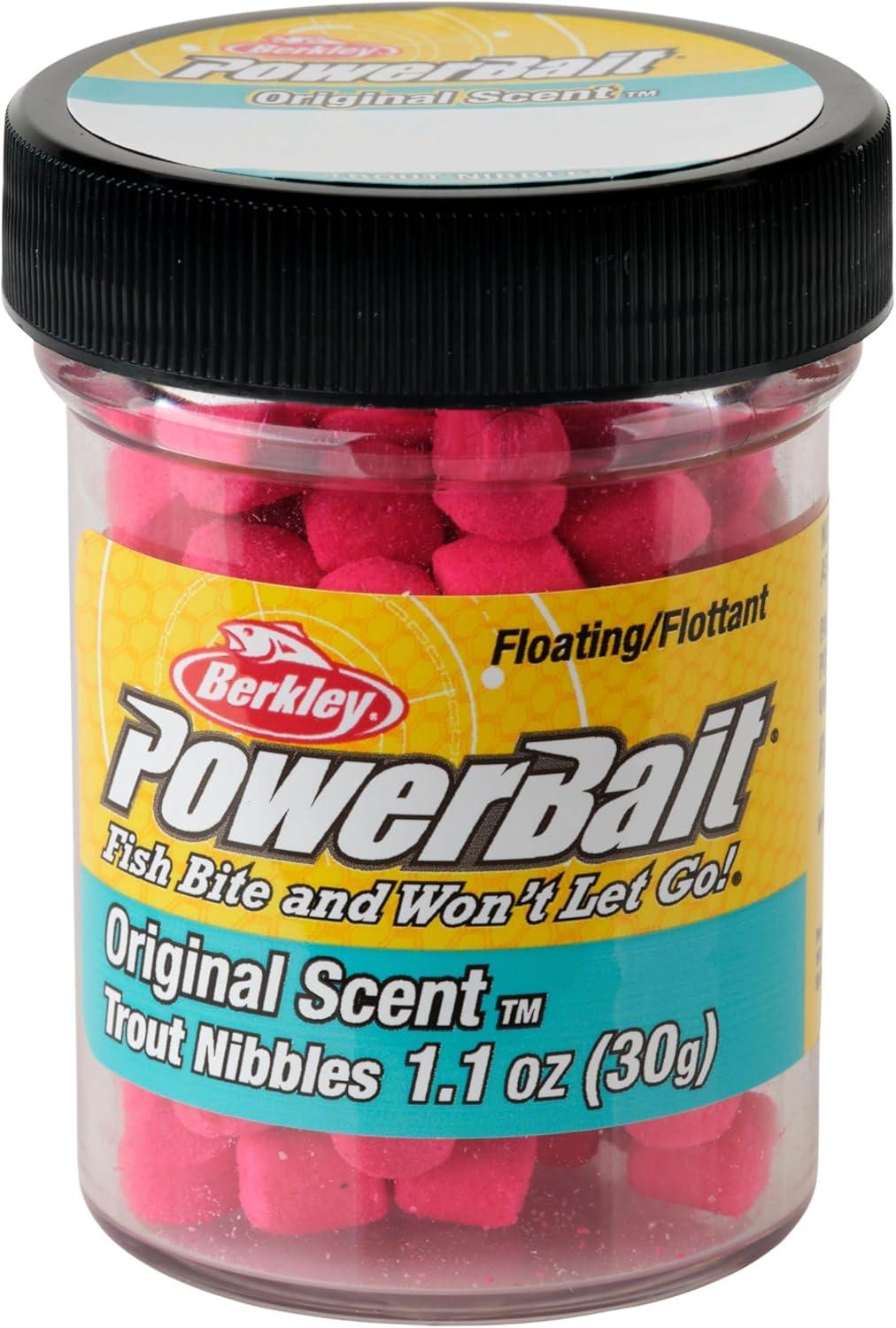 imageBerkley PowerBait Trout Nibbles Fishing Dough BaitFluorescent Red