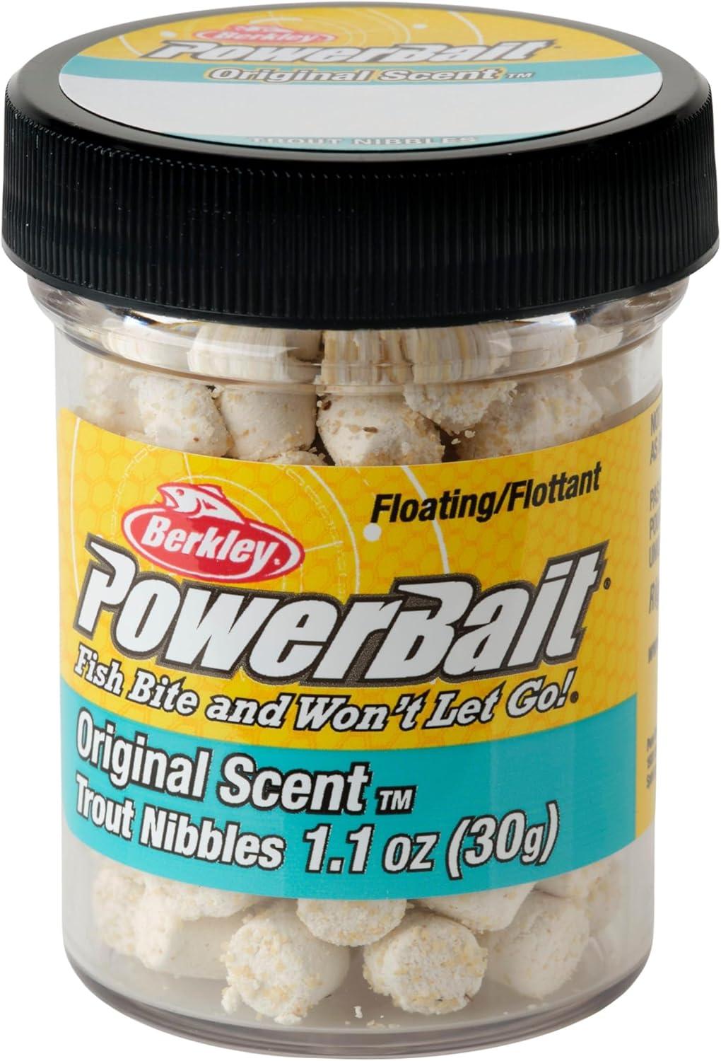 imageBerkley PowerBait Trout Nibbles Fishing Dough BaitMarshmallow White