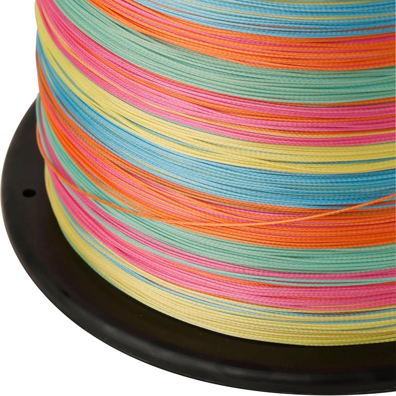 imageBerkley ProSpec Chrome Braided Fishing Line 5Color Metered 65 lb 294 kg 3500 yd 3200 m Suitable for Saltwater Environments