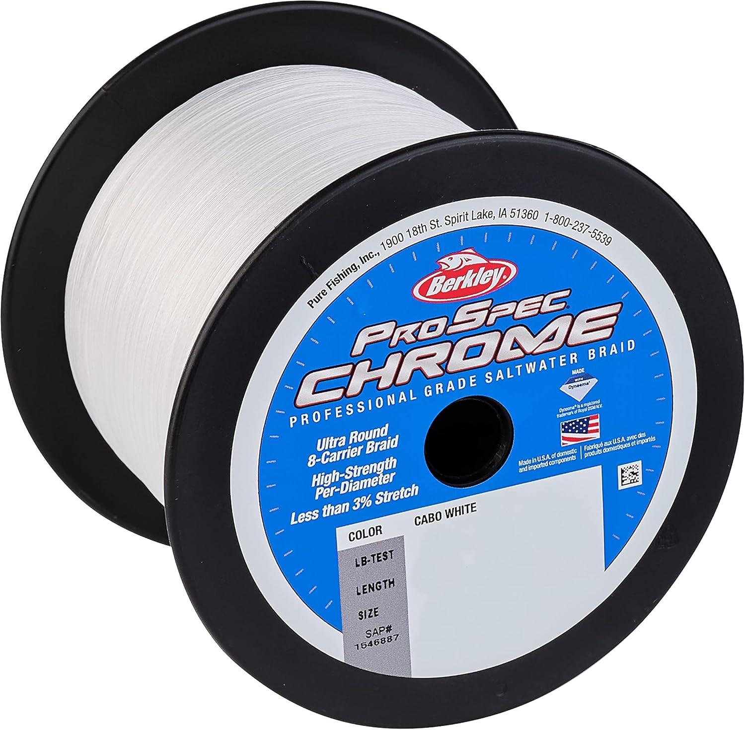 imageBerkley ProSpec Chrome Premium Saltwater Braid Superline40lb 181kg