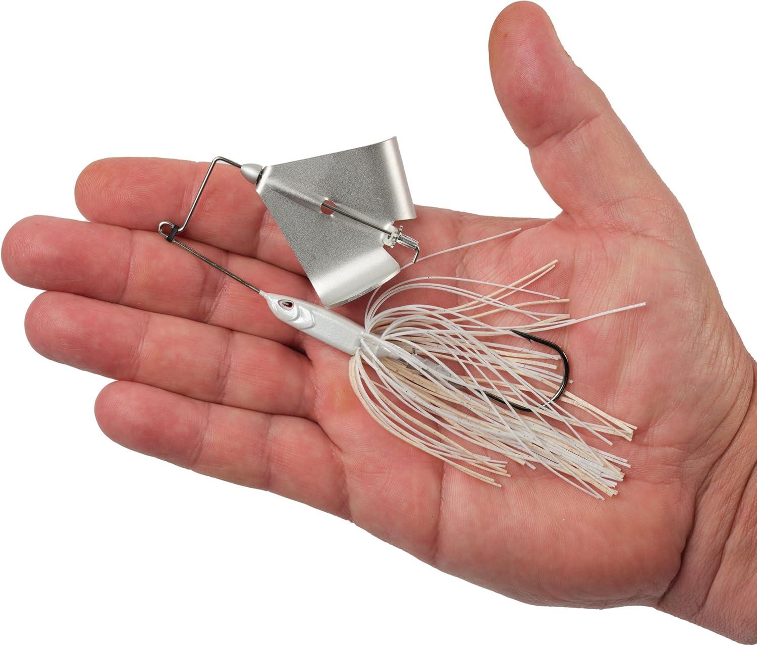 imageBerkley Skirted Riveter Fishing BuzzbaitsWhite Silver