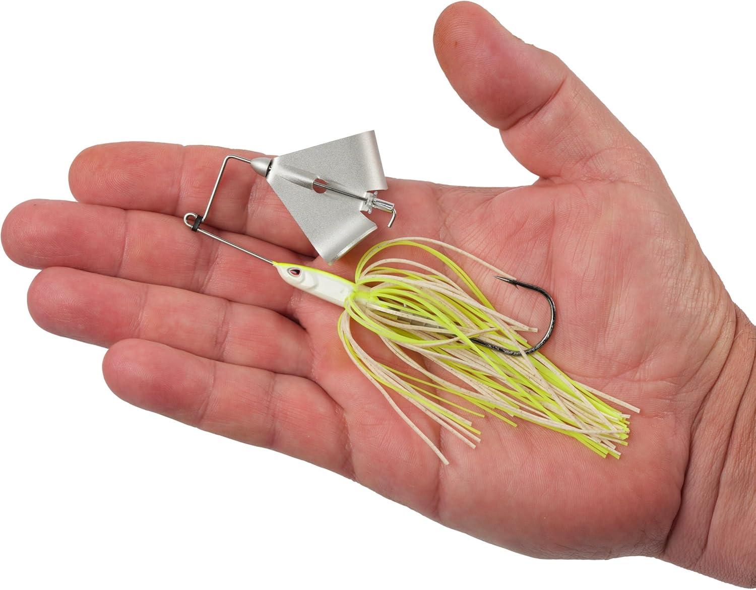 imageBerkley Skirted Riveter Fishing BuzzbaitsWhite Chartreuse