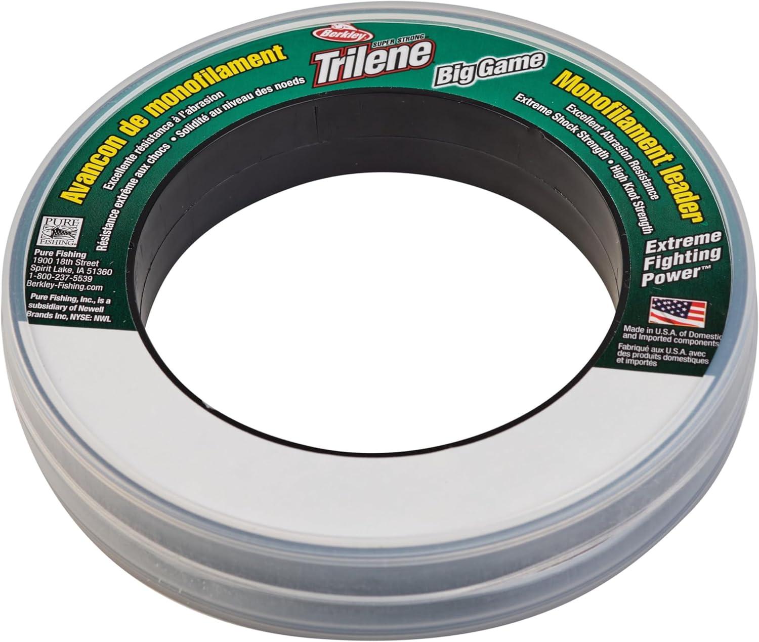 imageBerkley Trilene Big Game Monofilament Fishing LineClear Mono Leader