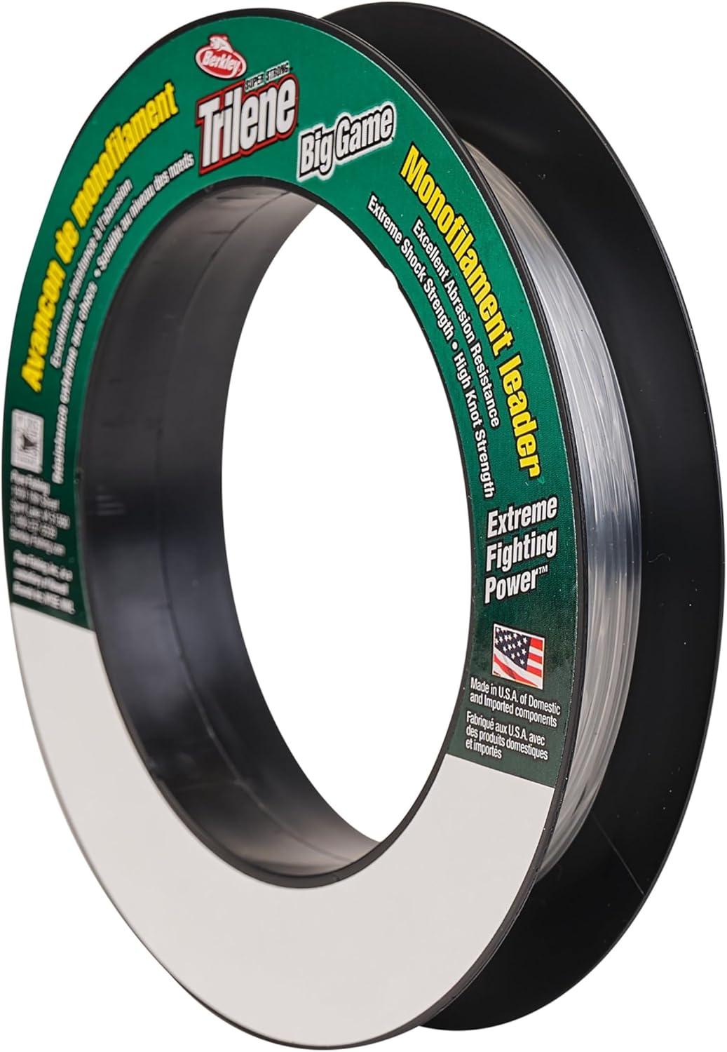 imageBerkley Trilene Big Game Monofilament Fishing LineClear Mono Leader