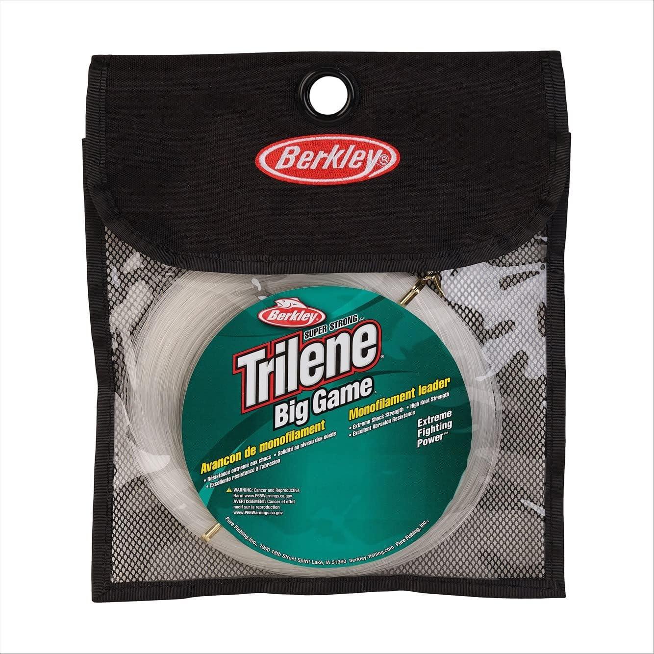 imageBerkley Trilene Big Game Monofilament Fishing LineClear Mono Leader
