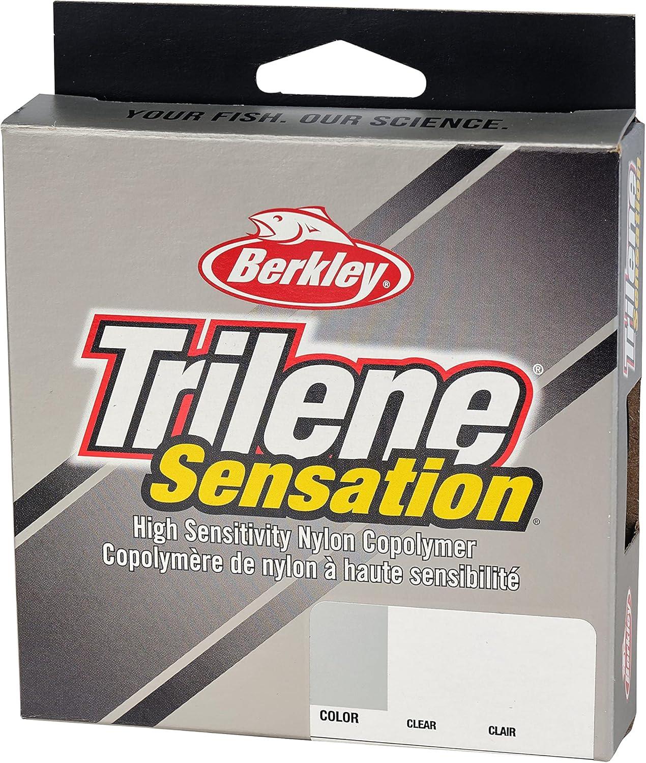 imageBerkley Trilene Sensation Clear 8lb 36kg Monofilament Fishing Line Suitable for Freshwater Environments