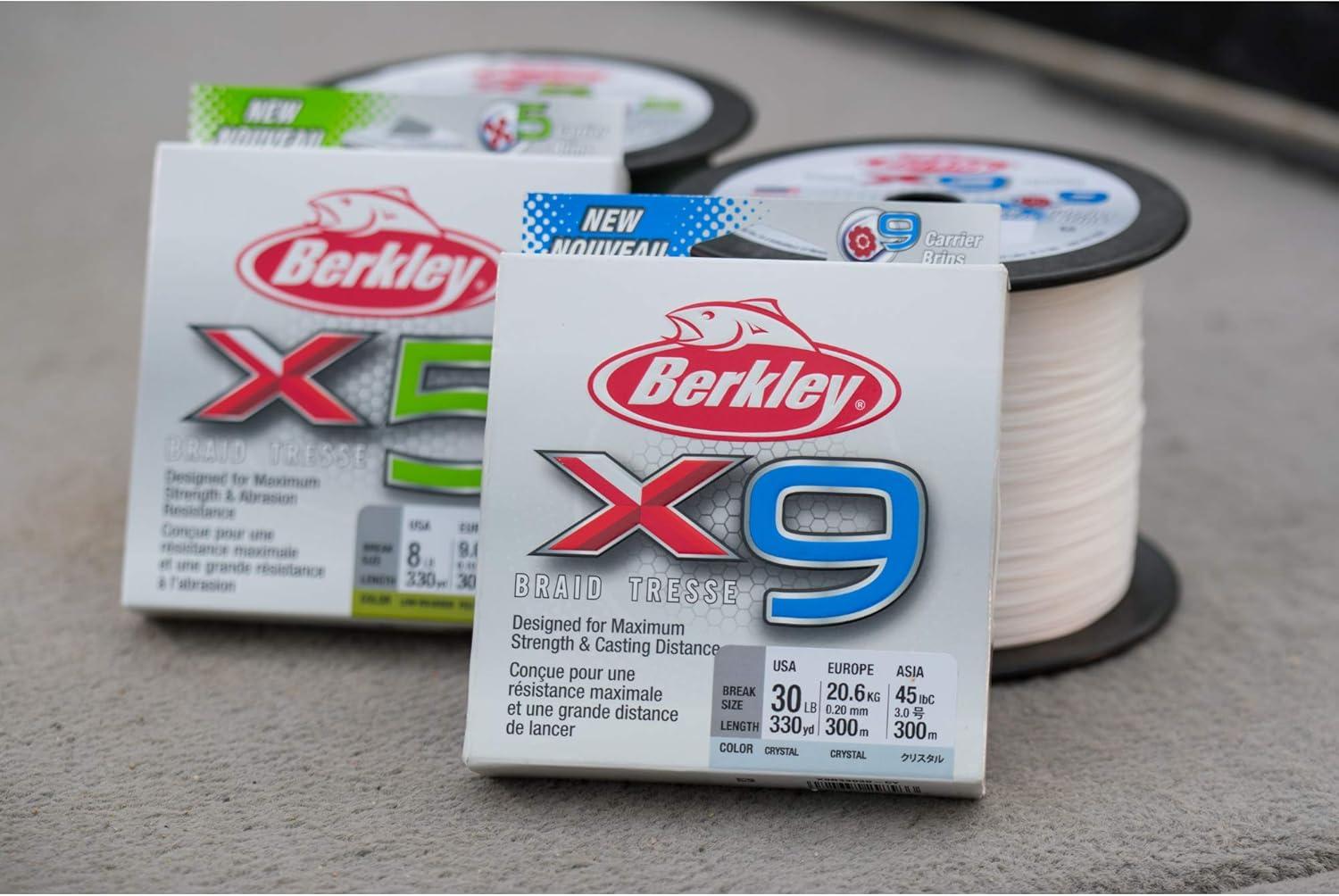 imageBerkley x9 Braid Fishing LineCrystal