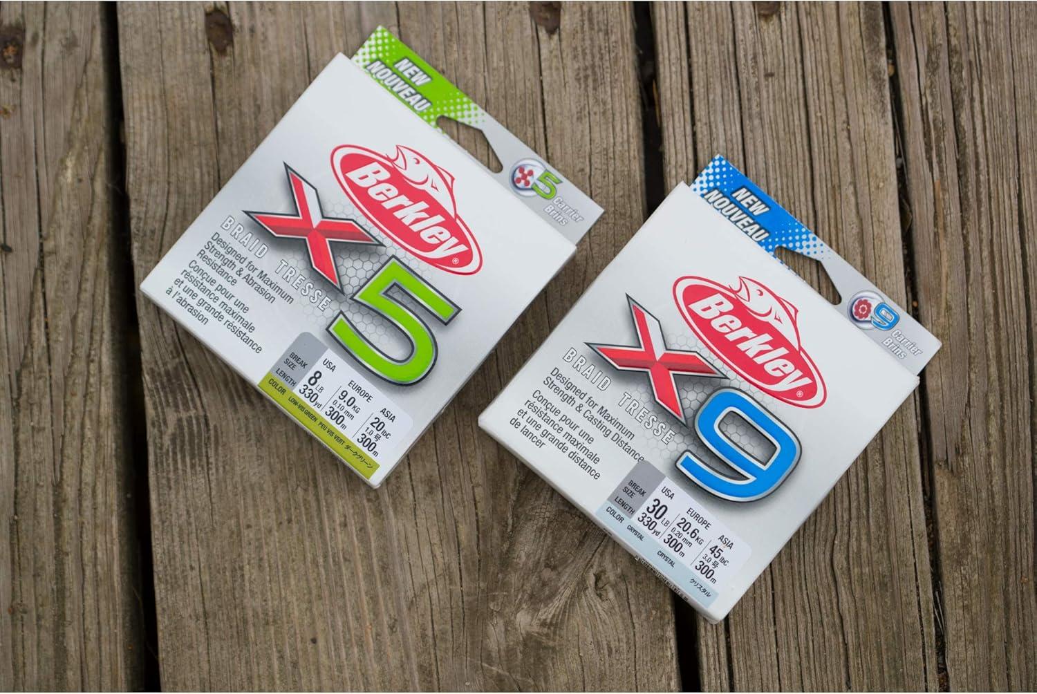 imageBerkley x9 Braid Fishing LineCrystal