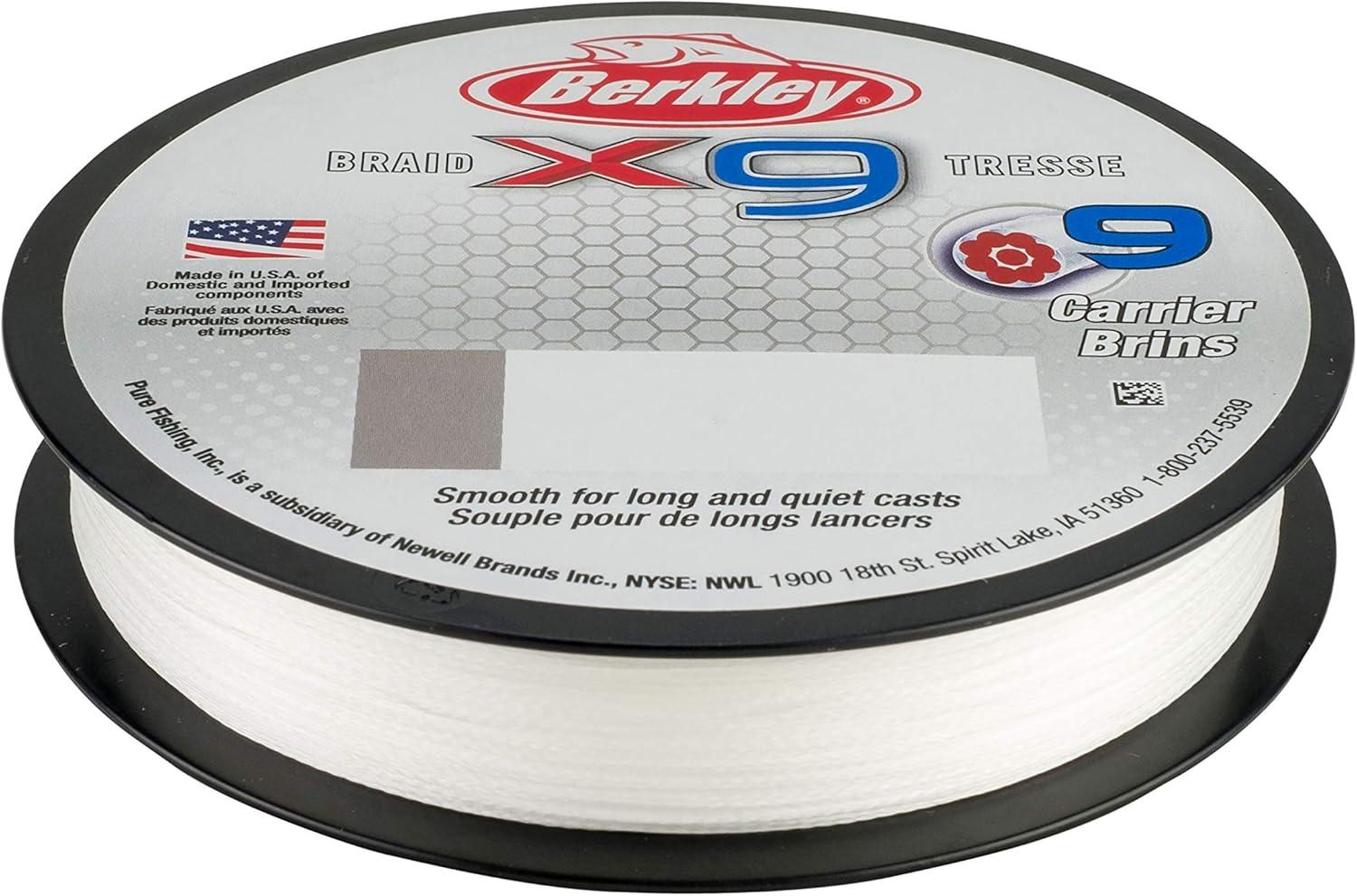 imageBerkley x9 Braid Fishing LineCrystal