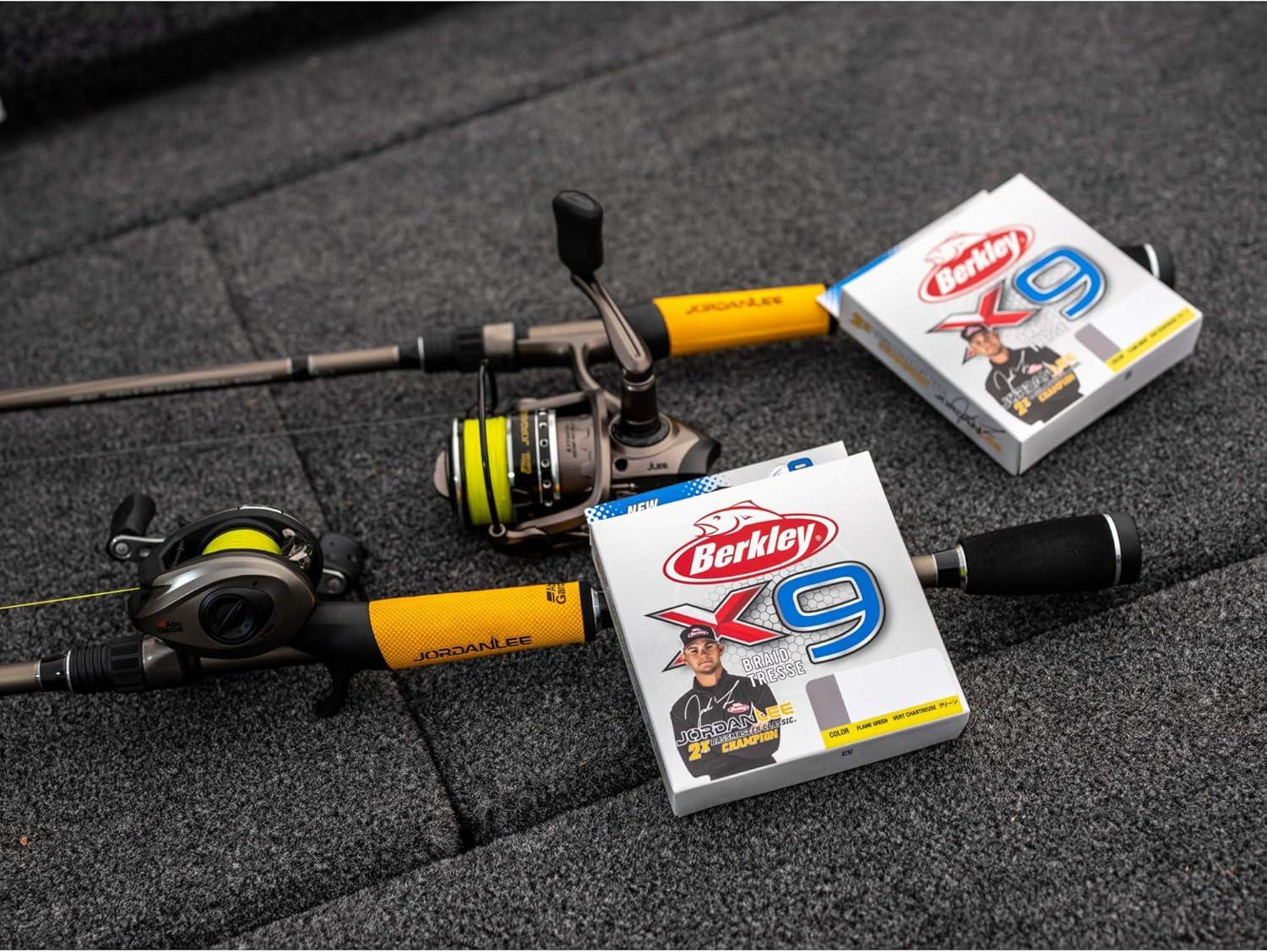 imageBerkley x9 Braid Fishing LineFlame Green