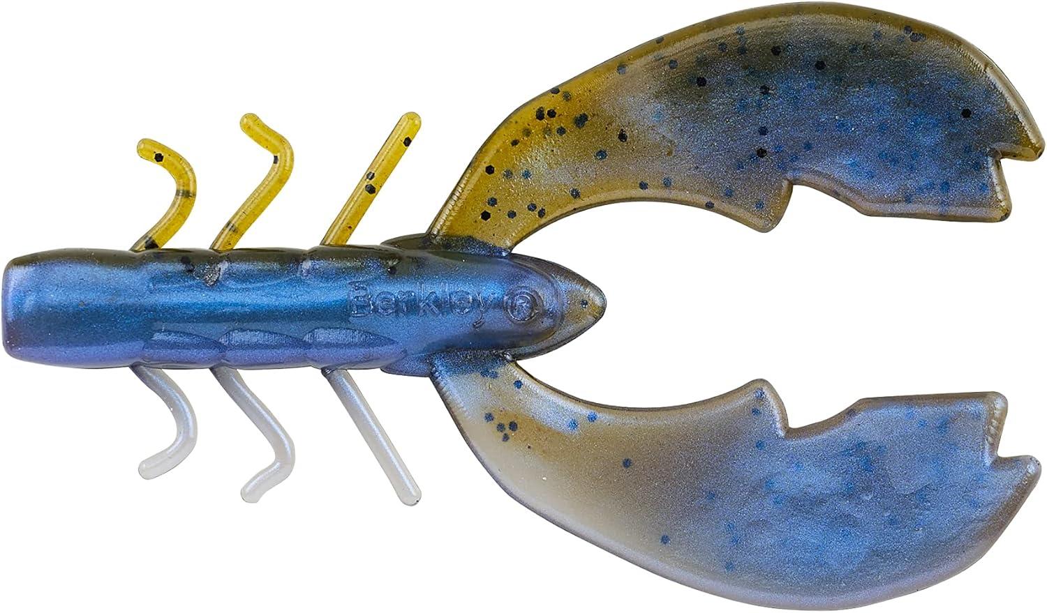 imageBerkleyPowerBait Chigger Craw 4quot Summer CrawBlue Craw
