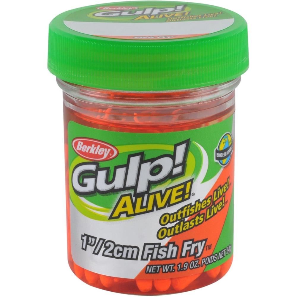 imageBerkley Berkley Gulp Alive Fish Fry Fishing Soft BaitFluorescent Orange