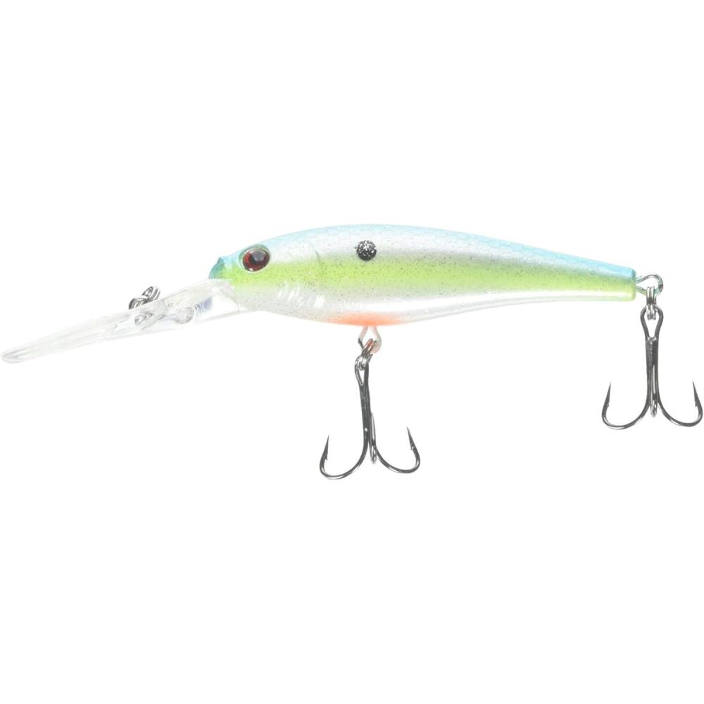 imageBerkley Flicker Minnow Fishing Lure Racy Shad 13 oz 3 12in 9cm Crankbaits Realistic Minnow Profile Sharp Dive Curve Gets to Fish Quickly Equipped with Fusion19 Hook