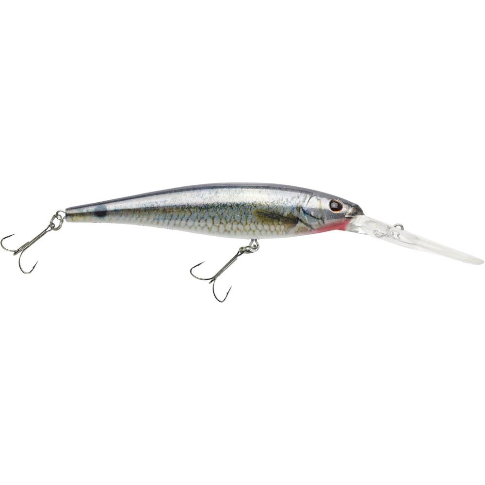 imageBerkley Flicker Minnow Fishing Lure Slick Purple Bengal 12 oz 4 12in  11cm Crankbaits Realistic Minnow Profile Sharp Dive Curve Gets to Fish Quickly Equipped with Fusion19 Hook