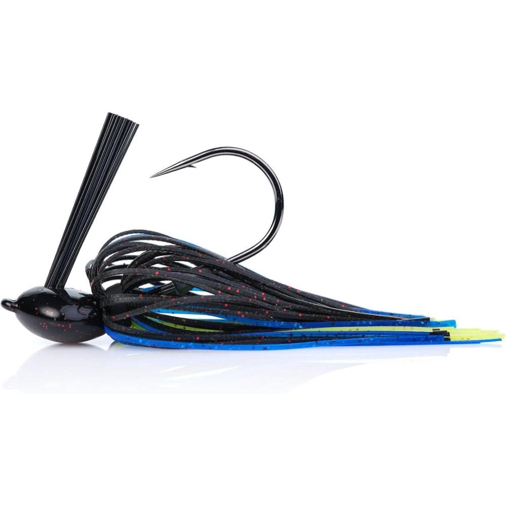 imageBerkley Flipping Fishing JigsBlack Blue Chartreuse