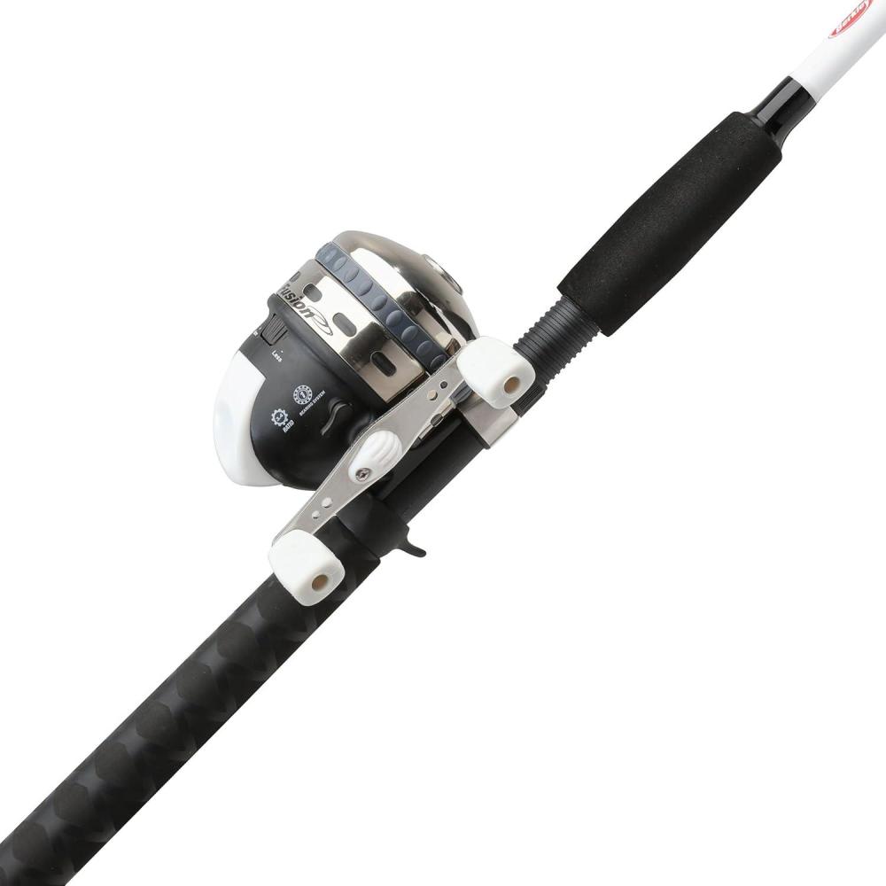 imageBerkley Fusion Spincast Reel and 66quot Fishing Rod Combo 1 Ball Bearing with Lightweight Graphite Reel Body 2Piece Rod
