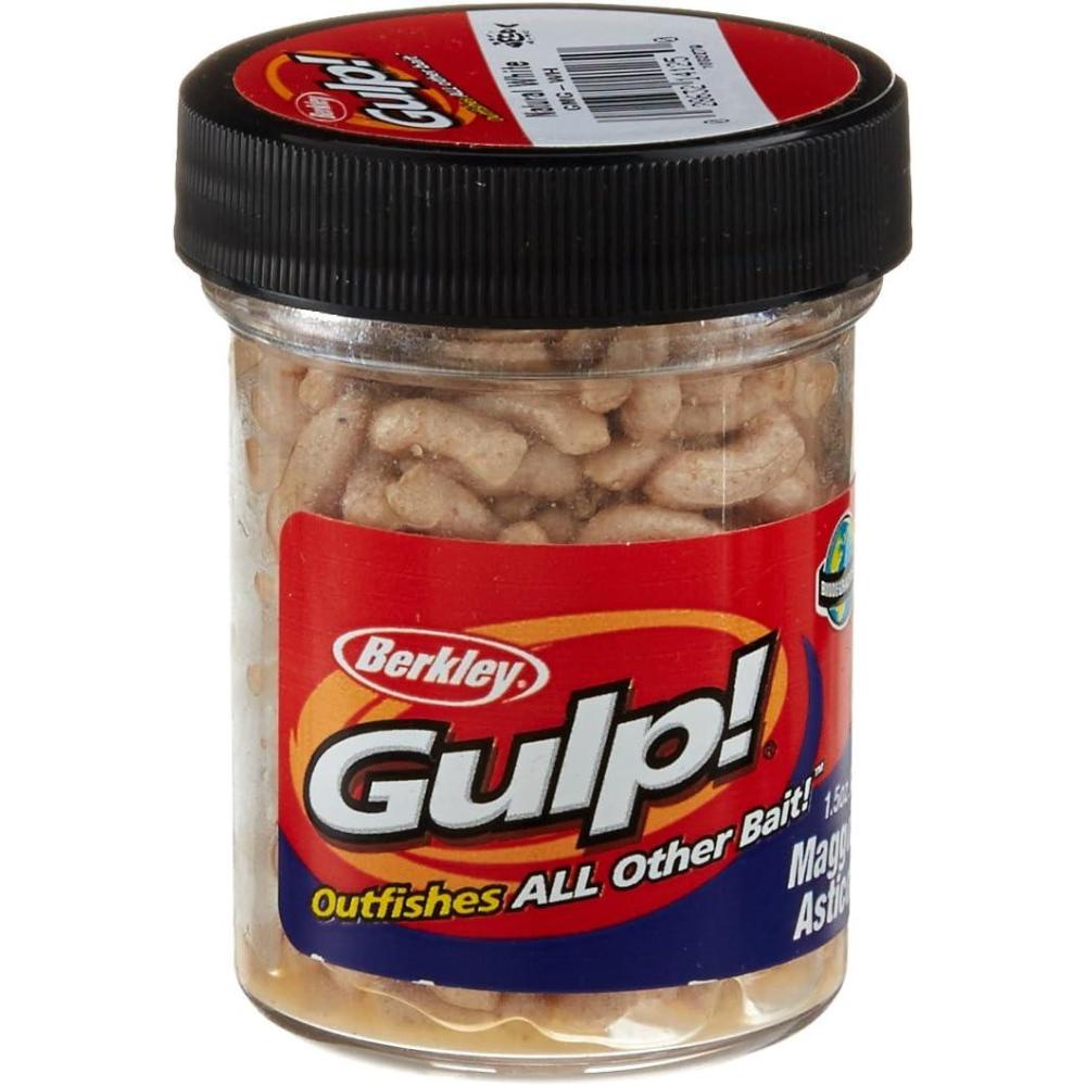 imageBerkley Gulp Maggot Natural White 1Inch