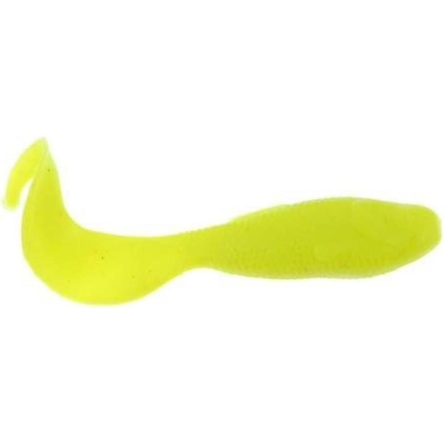 imageBerkley Gulp Minnow Grub Fishing Soft Bait Chartreuse 2Inch