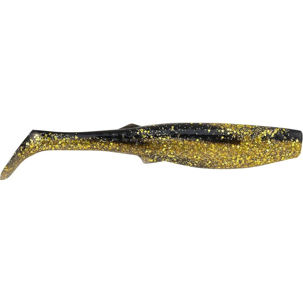 imageBerkley Gulp Paddleshad Fishing Soft BaitBlack Gold