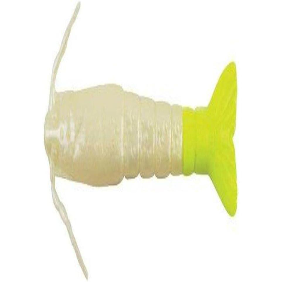 imageBerkley Gulp Shrimp Saltwater Fishing Soft BaitPearl WhiteChartreuse