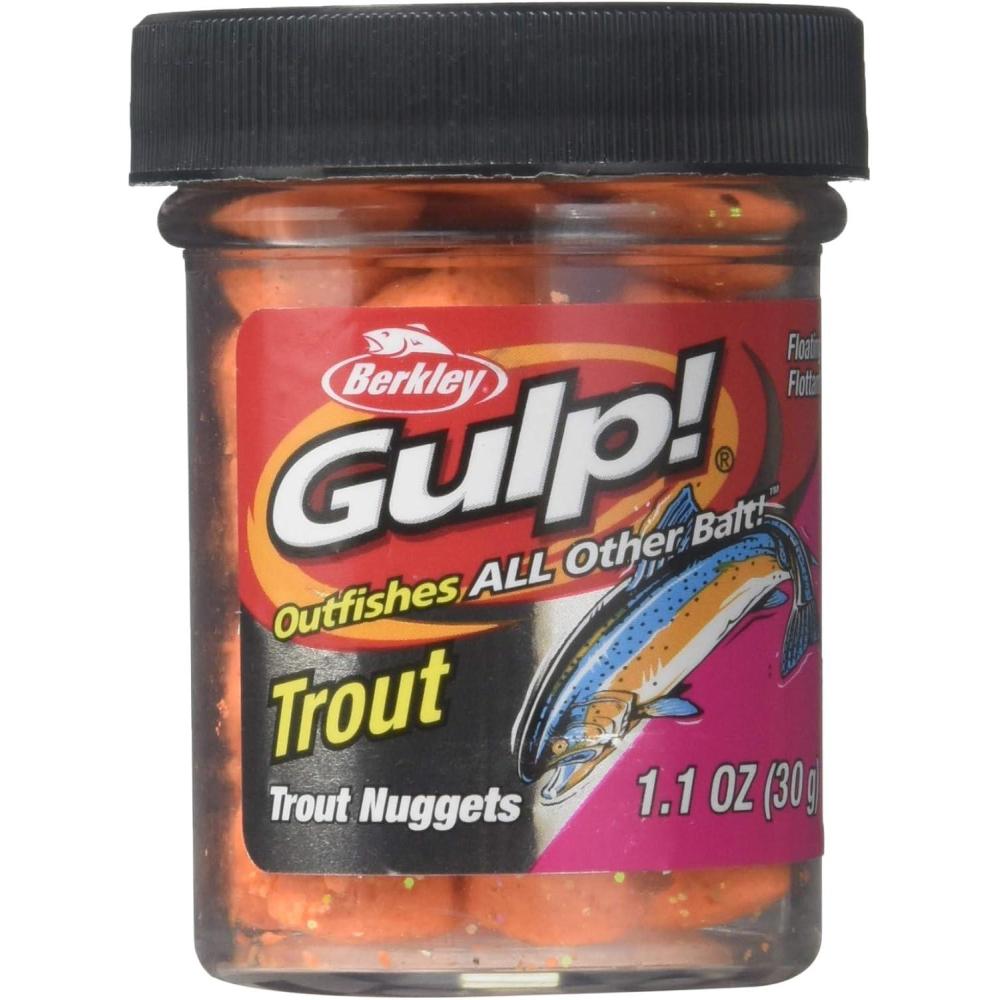 imageBerkley Gulp Trout Nuggets Orange Pulp 1Ounce