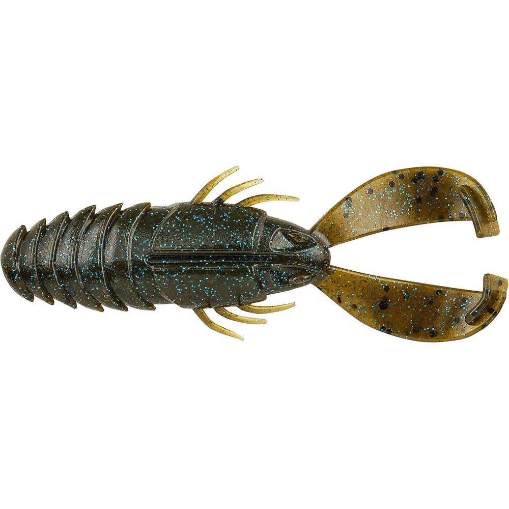 imageBerkley PowerBait Crash Craw Fishing Soft BaitGreen Pumpkin Blue