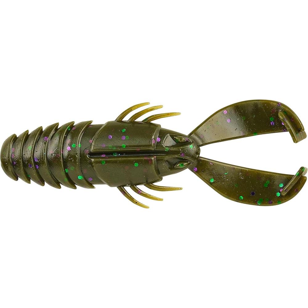 imageBerkley PowerBait Crash Craw Fishing Soft BaitGreen Pumpkin Party