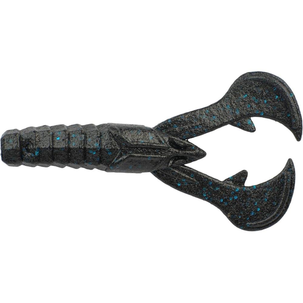 imageBerkley PowerBait MaxScent Crud CrawBlack Blue Fleck