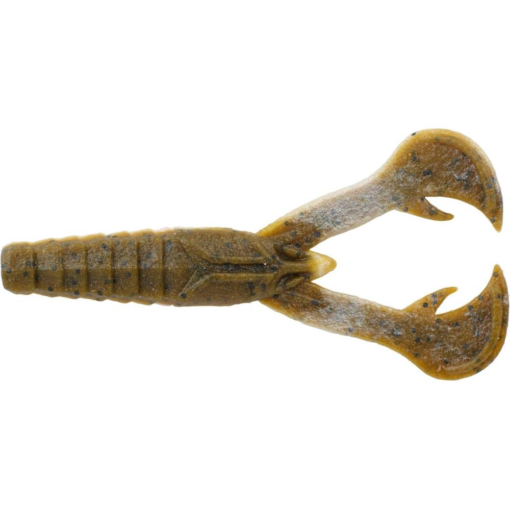 imageBerkley PowerBait MaxScent Crud CrawGreen Pumpkin Pearl White