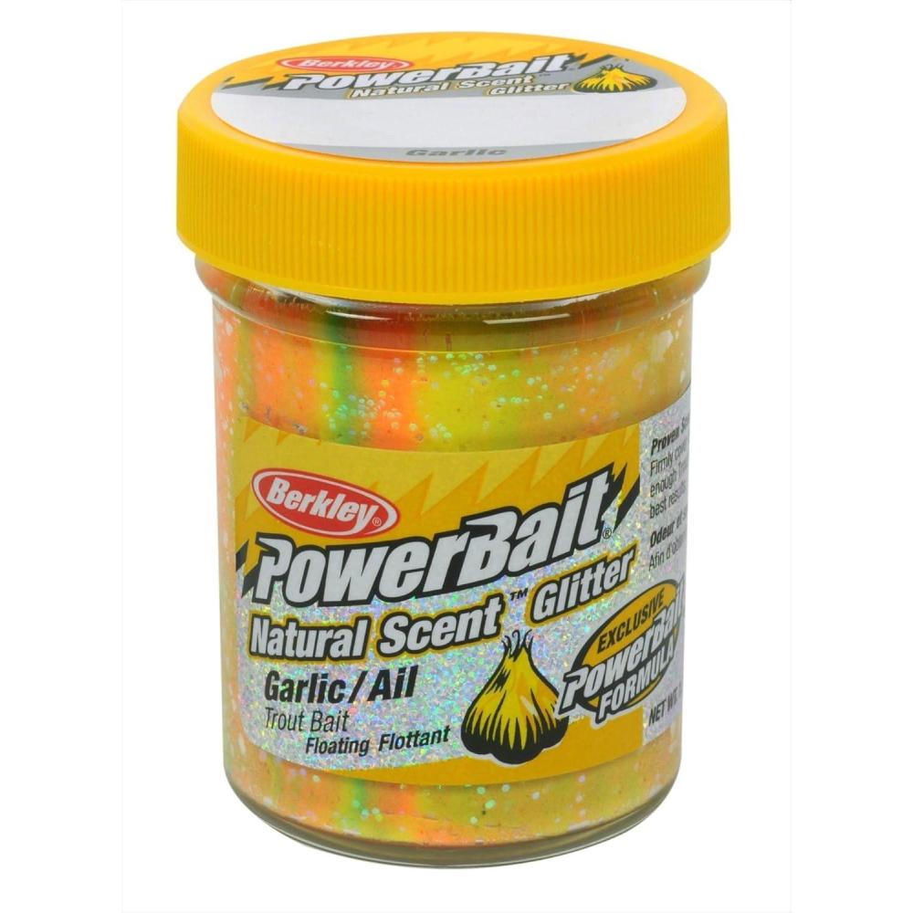 imageBerkley PowerBait Natural Glitter Trout Fishing Dough BaitRainbow
