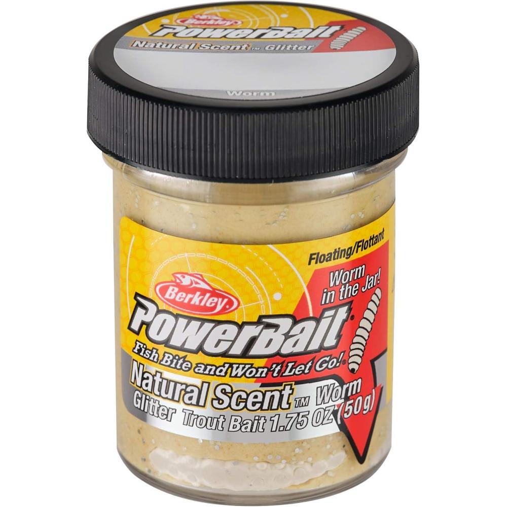 imageBerkley PowerBait Natural Glitter Trout Fishing Dough BaitTequila n Salt