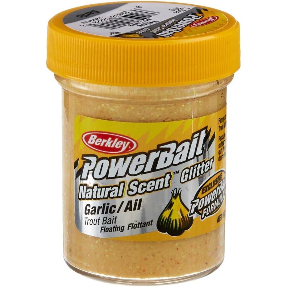 imageBerkley PowerBait Natural Glitter Trout Fishing Dough BaitYellow
