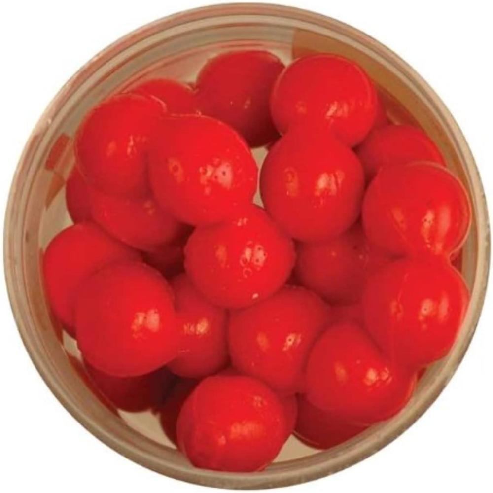 imageBerkley PowerBait Power Eggs Floating Magnum Fishing Soft BaitSalmon Egg Red  Garlic Scent