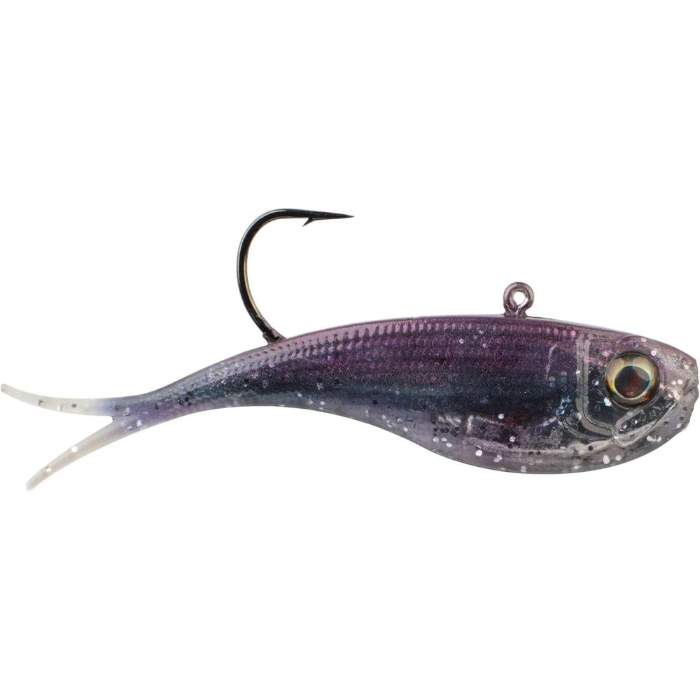 imageBerkley PowerBait Power Vibe Fishing Soft BaitHD Purple Wizard