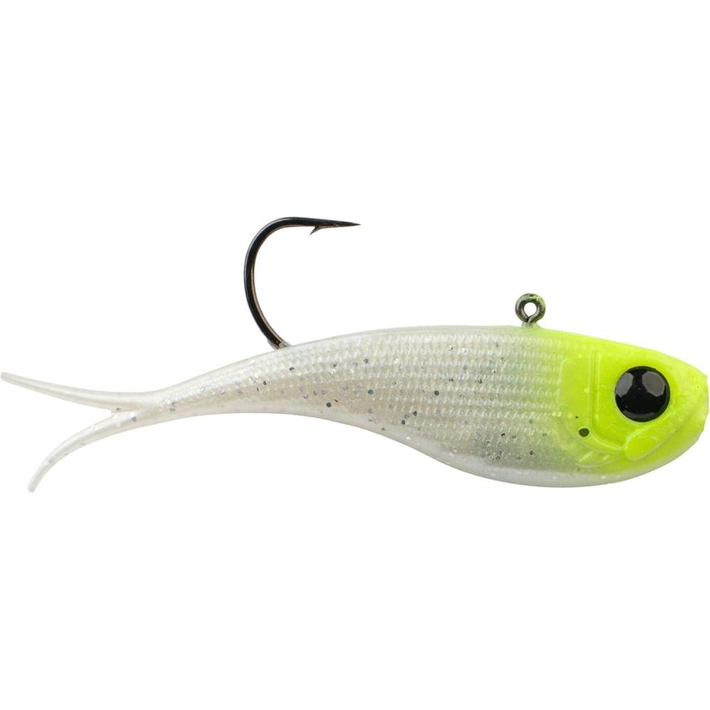 imageBerkley PowerBait Power Vibe Fishing Soft BaitLemon Head Glow