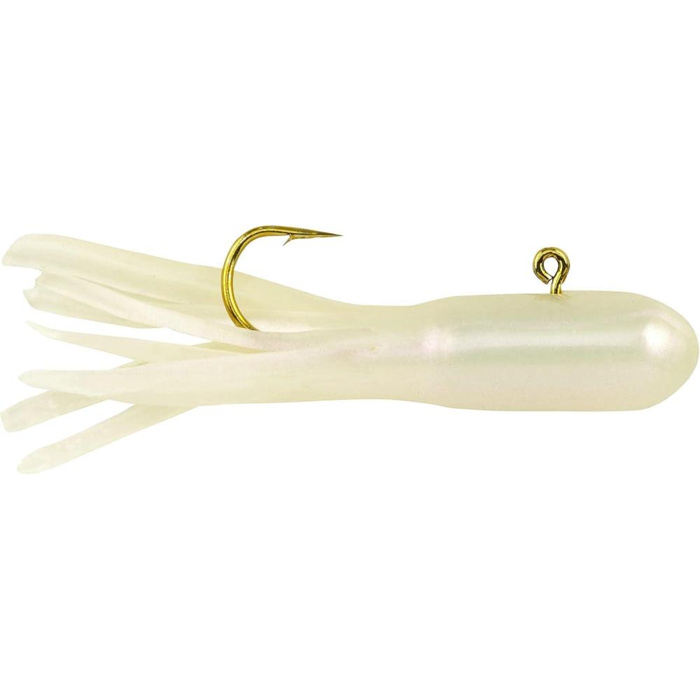 imageBerkley PowerBait PreRigged Atomic Tubes Fishing Soft BaitPearl