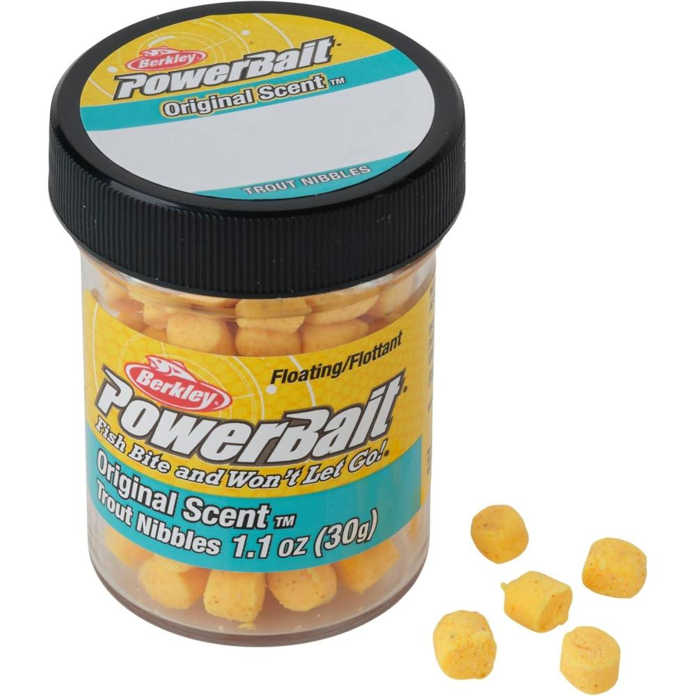 imageBerkley PowerBait Trout Nibbles Fishing Dough BaitYellow