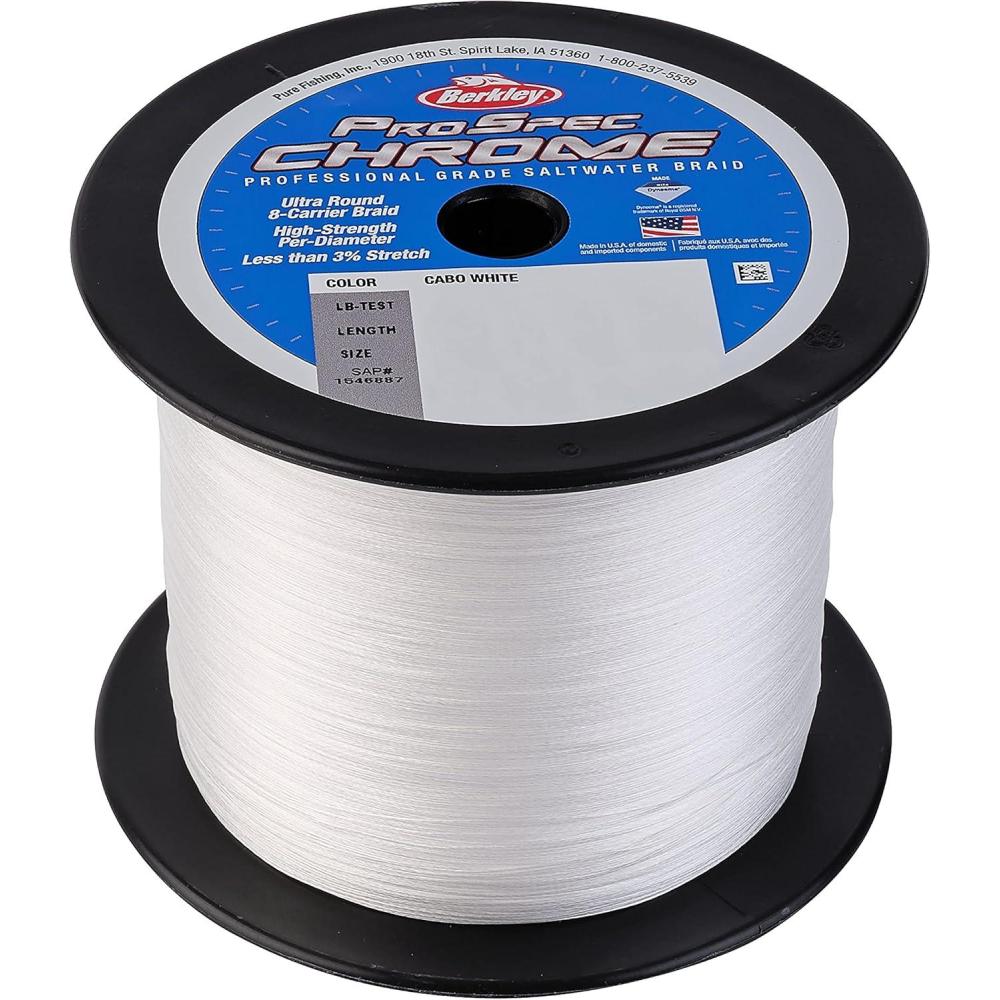 imageBerkley ProSpec Chrome Premium Saltwater Braid Superline40lb 181kg