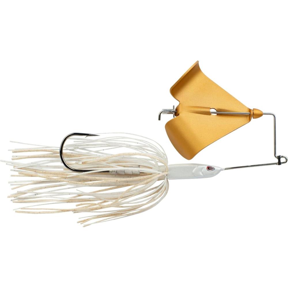 imageBerkley Skirted Riveter Fishing BuzzbaitsWhite Gold