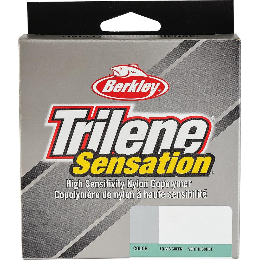 imageBerkley Trilene Sensation LowVis Green 14lb 63kg Monofilament Fishing Line Suitable for Freshwater Environments