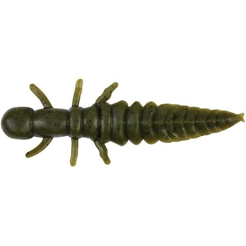 imageGulp FW Hellgramite Fishing BaitGreen Pumpkin